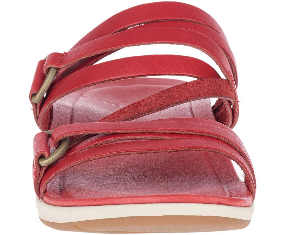 Sandalias Mujer - Merrell Kalari Shaw Slide - Rojas - ULIE-20417